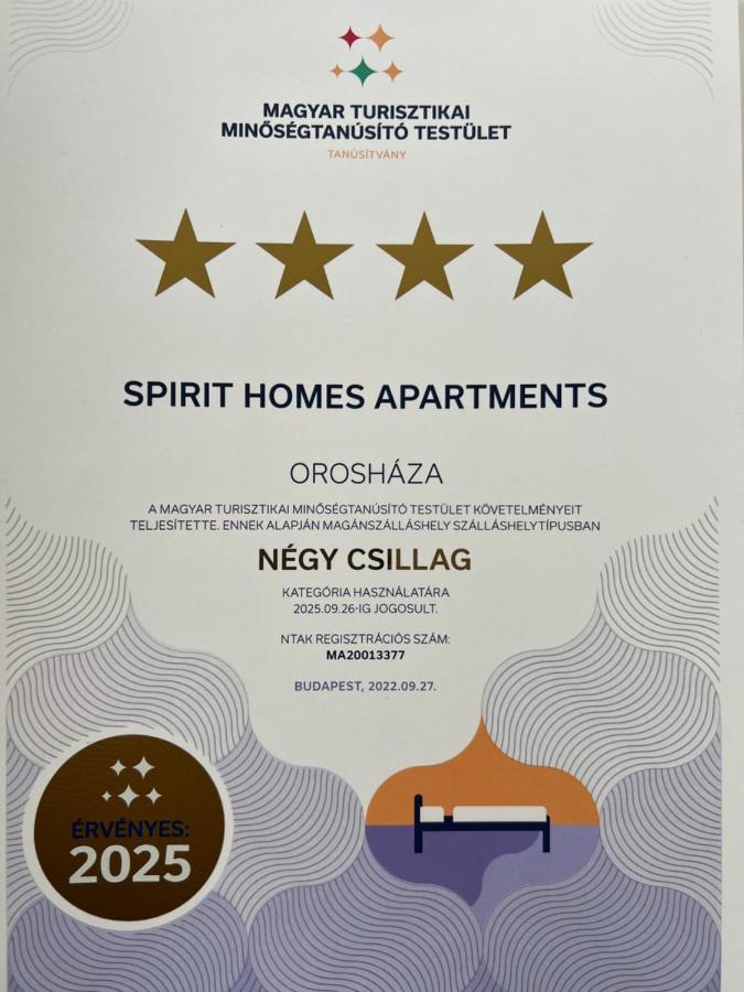 Spirit Homes Apartments Oroshaza Bagian luar foto